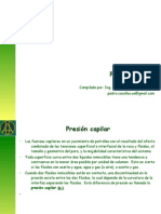 Presión Capilar y sus Aplicaciones en Yacimientos Petrolíferos