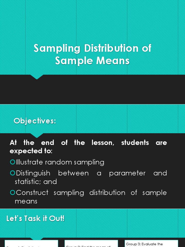 Understanding Sampling Distributions | PDF | Mean | Sampling (Statistics)