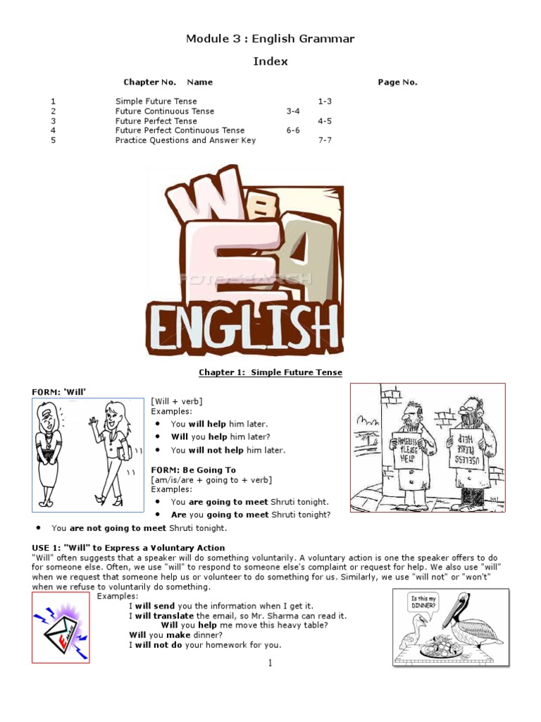 English Grammar Mod 3 PDF Perfect (Grammar) Onomastics