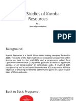 Case Studies of Kumba Resources