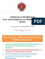 Peraturan-Peraturan Di Bidang Perpustakaan