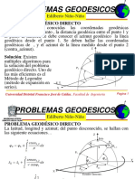 Problema Geodésico-Directo