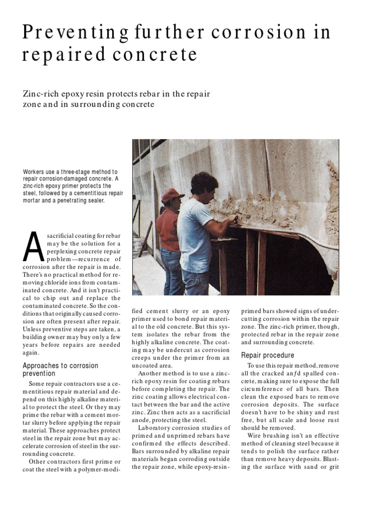 Concrete Construction Article PDF - Preventing Further Corrosion in ...