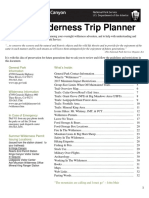 Wilderness Trip Planner