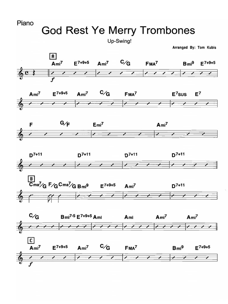 000 God Rest Ye Merry Trombones Piano PDF PDF