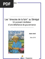 Les "émeutes de la faim" au Sénégal 