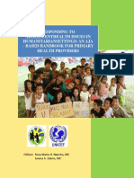 Responding To Adolescent Health Issues in Humanitarian Setting - SAMPI-UNICEF Handbook