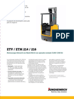 Jungheinrich II ETV ETM 214 216 Spec Spanish