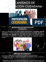 Mecanismos de Participación Ciudadana