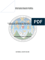 Tesis, El Papel de Los Tribunales de Conciliación y Arbitraje en La Armonización de Los Derechos Del Capital y Del Trabajo, en La República de Guatemala.