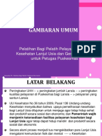 Gambaran Umum TOT Pelatihan Lansia 2019