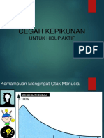 Cegah Kepikunan Untuk Hidup Aktif