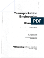 Transportation Engineering and Planning by Papacostas