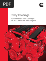 Every Coverage.: North American Truck Coverages For 2013 ISX15 and ISX12 Engines