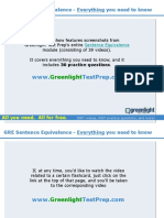 Greenlight: GRE Sentence Equivalence - Everything You Need To Know