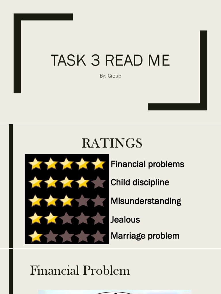 Task 3 Read Me: By: Group | PDF | Social Science | Self-Improvement