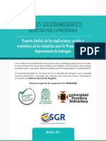 Impactos sociodemográficos de las Autopistas para la Prosperidad