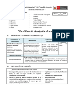 Sesion de Aprendizaje N° 4