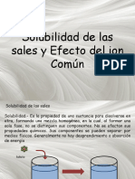 Solubilidad de Las Sales