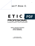 Etica Profesional Folleto Actualizado a Septiembre 2010.