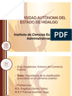 Importancia de La Clasificacion Arancelaria PDF