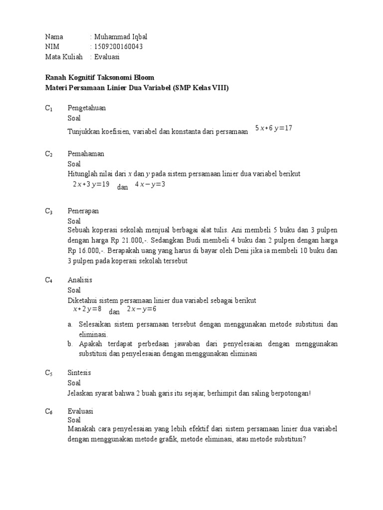 326324259 Contoh Soal Pldv Pdf