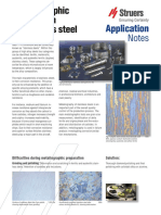 Application Note Stainless Steel