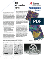 Application Note Powder Metallurgy