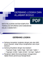 Gerbang Logika Dan Aljabar Boole