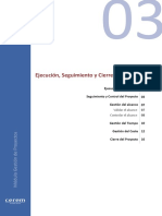 Ejecucion, Seguimiento y Cierre Del Proyecto PDF