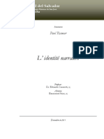 La Identidad Narrativa Segun Paul Ricoue PDF