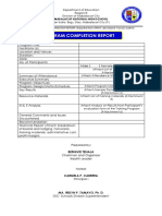 Program Completion Report: Mabalacat National High School