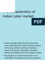 Characterstics of Labour