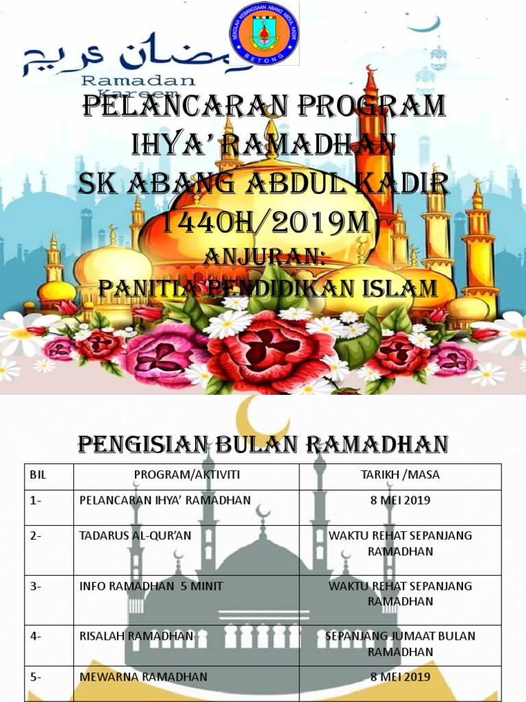 Ahlan Ya Ramadhan Pdf
