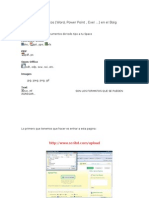 Como Publicar Documentos en Word Excel Poer Poit