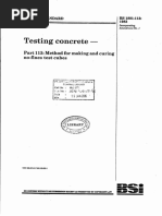 BS 1881-PART-111 CONCRETE Method Forn Normal Curing of Test | PDF ...