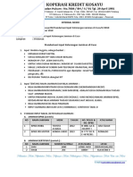 Laporan Standarisasi Input Keterangan Jaminan CUSO