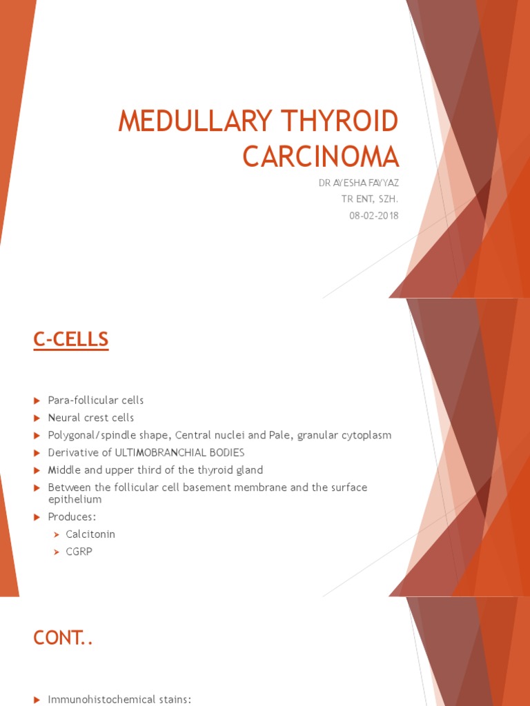 Medullary Thyroid Carcinoma Overview | PDF | Glands | Endocrine System
