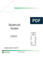 Decoders and Encoders: ECGR2181