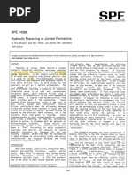 Hydraulic Fracturing of Jointed Formations