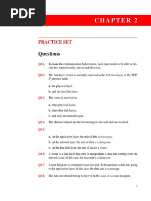 Data Munications And Working 5th Edition Forouzan Solution Manual Pdf Osi Model Inter Protocol Suite