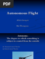 Autonomous Flight: AIAA Group 6 Mat Thompson