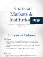 FMI - Module IV On Derivatives (Options)