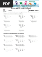 Soal Matematika Kelas 2 SD Sub Bab 2 Penjumlahan Bersusun Panjang Dan Kunci Jawa PDF