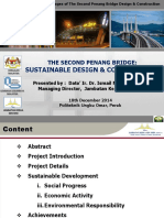 Sustainable Design N Constn - 2nd Penang Bridge-PUO
