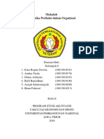 Dinamika Perilaku Dalam Organisasi