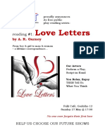 Love Letters: Reading #1