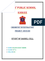 APS Kirkee Chemistry Project Study of Daniel Cell