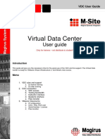 Virtual Data Center: User Guide