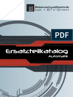 Ersatzteilkatalog BSK BTV Automatik de 2017